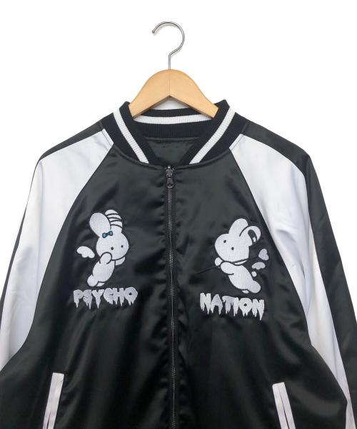 PSYCHO NATION（サイコネーション）PSYCHO NATION (サイコネーション) スカジャン ブラック サイズ:46の古着・服飾アイテム