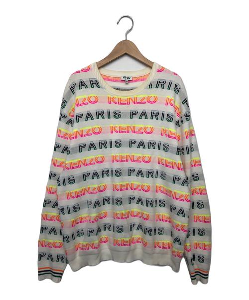 KENZO（ケンゾー）KENZO (ケンゾー) ニット ホワイト サイズ:Mの古着・服飾アイテム