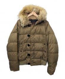 MONCLER（モンクレール）の古着「中綿ジャケット」｜ベージュ