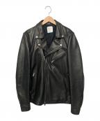 UNITED TOKYOユナイテッドトーキョー）の古着「ダブルライダースジャケット」｜ブラック