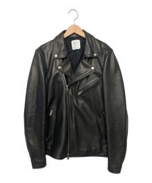 UNITED TOKYO（ユナイテッドトーキョー）の古着「ダブルライダースジャケット」｜ブラック