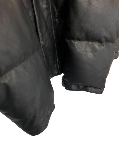 PAUL SMITH（ポールスミス）Paul Smith (ポールスミス) ダウンレザージャケット ブラック サイズ: L2の古着・服飾アイテム