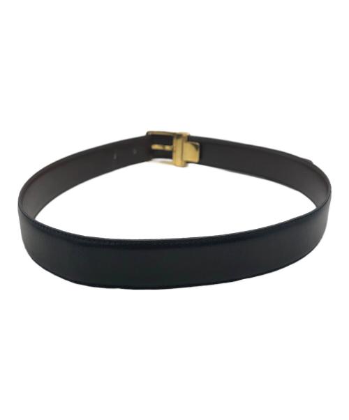 LOEWE（ロエベ）LOEWE (ロエベ) 1446　アナグラムゴールドベルト ブラックの古着・服飾アイテム