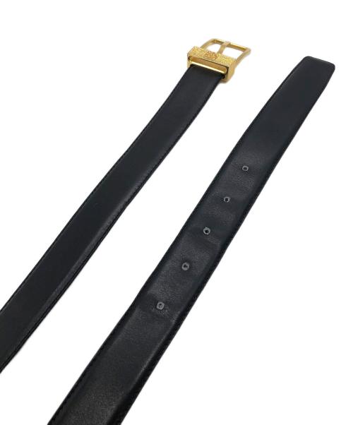 LOEWE（ロエベ）LOEWE (ロエベ) 1446　アナグラムゴールドベルト ブラックの古着・服飾アイテム