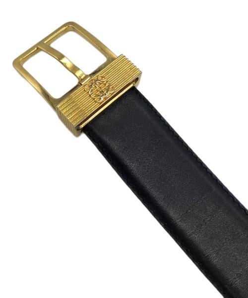 LOEWE（ロエベ）LOEWE (ロエベ) 1446　アナグラムゴールドベルト ブラックの古着・服飾アイテム