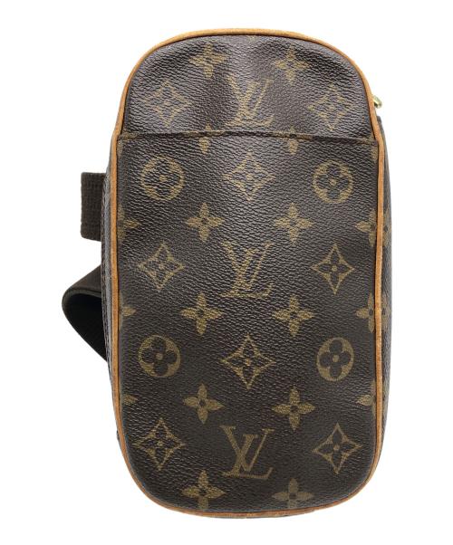 LOUIS VUITTON（ルイ ヴィトン）LOUIS VUITTON (ルイ ヴィトン) ポシェットガンジュ ブラウンの古着・服飾アイテム