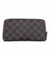 LOUIS VUITTON（ルイ ヴィトン）の古着「ダミエ ジッピー ウォレット」｜ブラウン