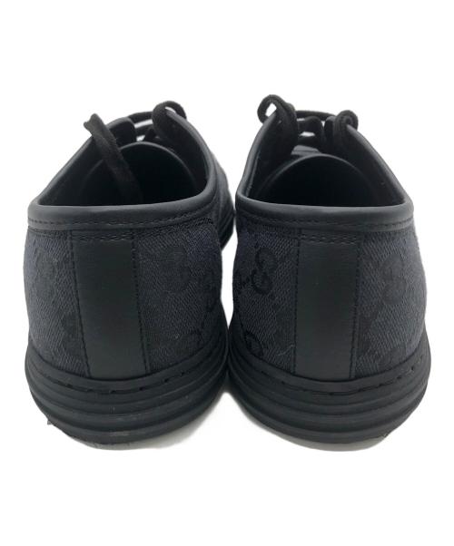 GUCCI（グッチ）GUCCI (グッチ) GGキャンバススニーカー ブラック サイズ:6 1/2の古着・服飾アイテム
