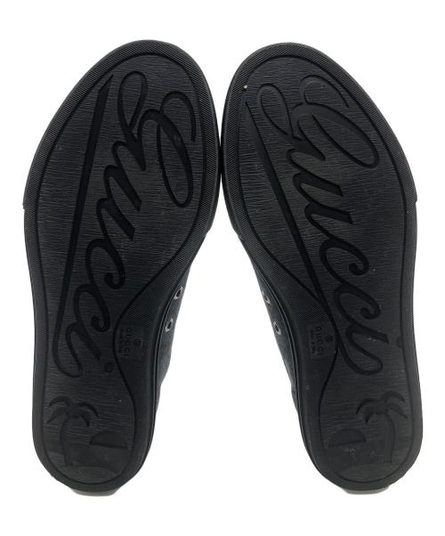 GUCCI（グッチ）GUCCI (グッチ) GGキャンバススニーカー ブラック サイズ:6 1/2の古着・服飾アイテム