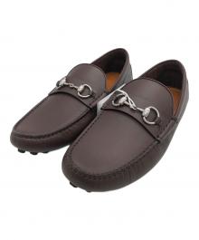 GUCCI（グッチ）の古着「ドライビングシューズ」｜ブラウン