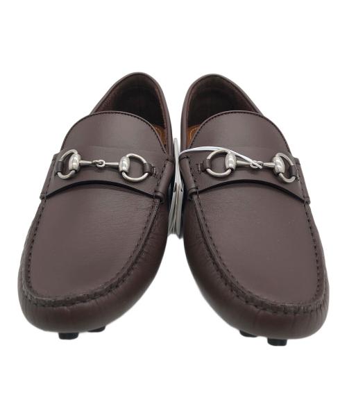 GUCCI（グッチ）GUCCI (グッチ) ドライビングシューズ ブラウン サイズ:26cm 未使用品の古着・服飾アイテム