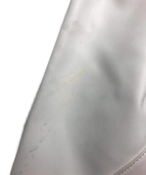 MM6 Maison Margiela（エムエムシックスメゾンマルジェラ）MM6 Maison Margiela (エムエムシックスメゾンマルジェラ) エコレザージャパニーズトートバッグ ホワイトの古着・服飾アイテム