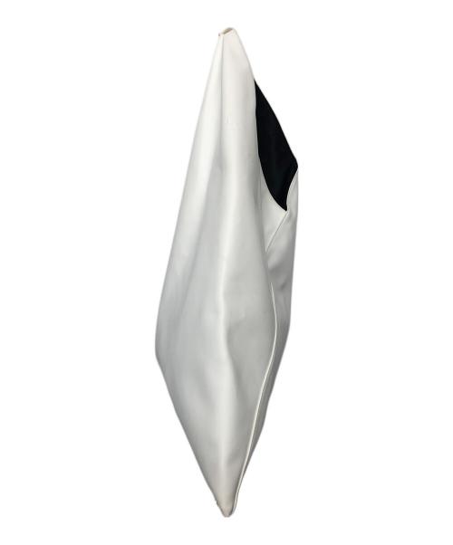 MM6 Maison Margiela（エムエムシックスメゾンマルジェラ）MM6 Maison Margiela (エムエムシックスメゾンマルジェラ) エコレザージャパニーズトートバッグ ホワイトの古着・服飾アイテム