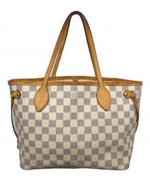 LOUIS VUITTON（ルイ ヴィトン）の古着「ダミエ・アズール ネヴァーフルPM」｜ホワイト