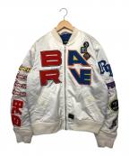 DIESELディーゼル）の古着「MA-1ジャケット」｜ホワイト