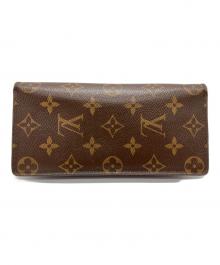LOUIS VUITTON（ルイ ヴィトン）の古着「ポルトフォイユ・ブラザ　」｜ブラウン