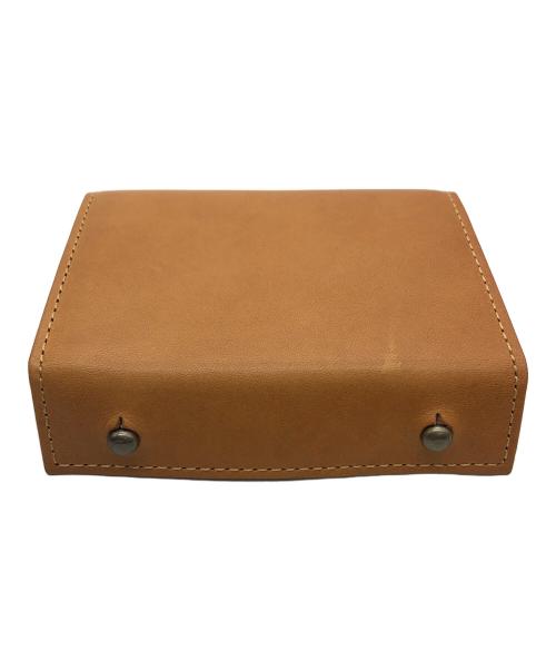 M+（エムピウ）m+ (エムピウ) 2つ折り財布 ブラウンの古着・服飾アイテム