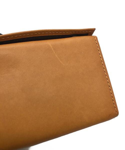M+（エムピウ）m+ (エムピウ) 2つ折り財布 ブラウンの古着・服飾アイテム