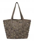 JIMMY CHOOジミーチュウ）の古着「ハンドバッグ」｜ブラウン