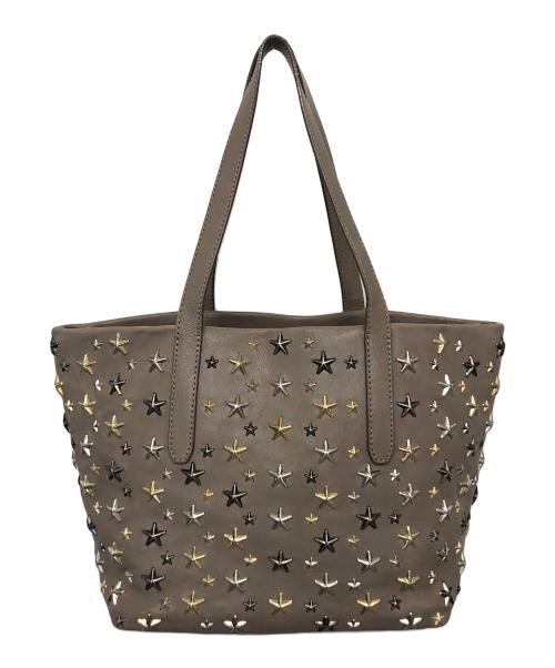 JIMMY CHOO（ジミーチュウ）JIMMY CHOO (ジミーチュウ) ハンドバッグ ブラウンの古着・服飾アイテム