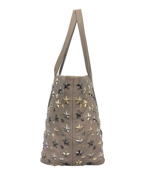 JIMMY CHOO（ジミーチュウ）JIMMY CHOO (ジミーチュウ) ハンドバッグ ブラウンの古着・服飾アイテム