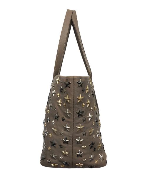 JIMMY CHOO（ジミーチュウ）JIMMY CHOO (ジミーチュウ) ハンドバッグ ブラウンの古着・服飾アイテム