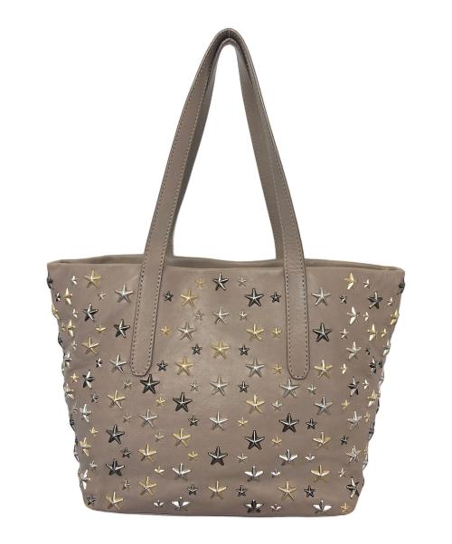 JIMMY CHOO（ジミーチュウ）JIMMY CHOO (ジミーチュウ) ハンドバッグ ブラウンの古着・服飾アイテム