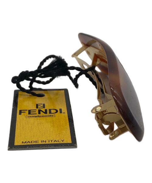 FENDI（フェンディ）FENDI (フェンディ) バレッタ ブラウンの古着・服飾アイテム