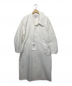 08sircusゼロエイトサーカス）の古着「アシメトリーカラートレンチコート」｜ホワイト