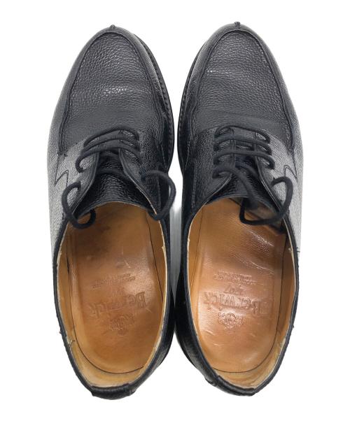 berwick（バーウィック）berwick (バーウィック) Uチップシューズ ブラック サイズ:25.5cmの古着・服飾アイテム