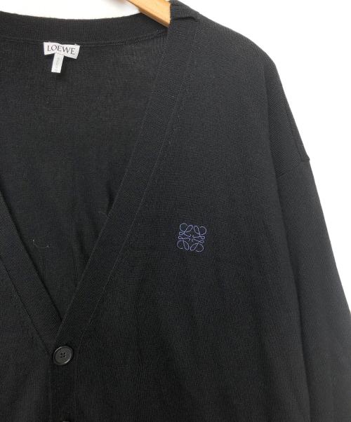 LOEWE（ロエベ）LOEWE (ロエベ) ニットカーディガン ブラック サイズ:Lの古着・服飾アイテム