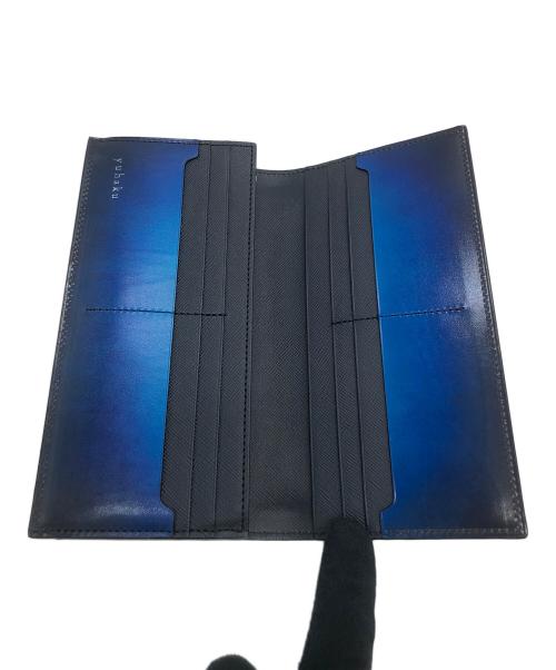 YUHAKU（ユハク）YUHAKU (ユハク) 長財布 ブルーの古着・服飾アイテム