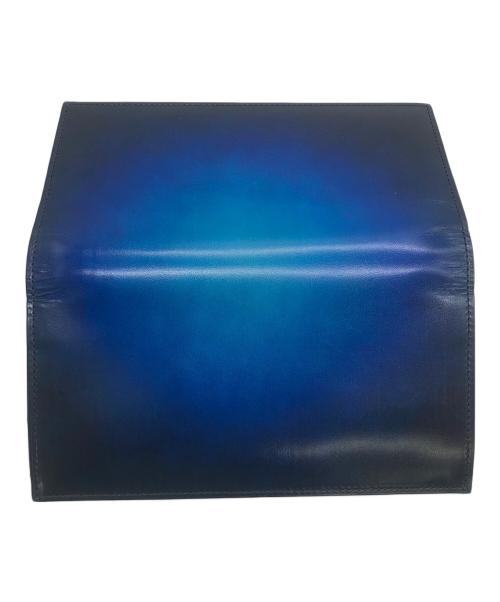 YUHAKU（ユハク）YUHAKU (ユハク) 長財布 ブルーの古着・服飾アイテム