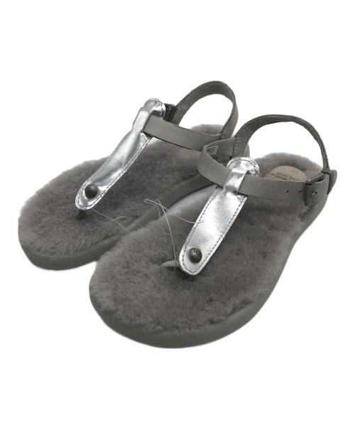 UGG（アグ）UGG (アグ) トングサンダル ライトグレー サイズ:22cmの古着・服飾アイテム