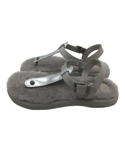 UGG（アグ）UGG (アグ) トングサンダル ライトグレー サイズ:22cmの古着・服飾アイテム