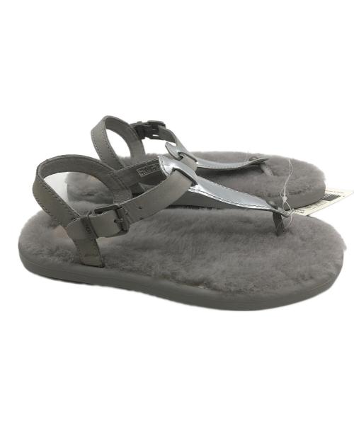 UGG（アグ）UGG (アグ) トングサンダル ライトグレー サイズ:22cmの古着・服飾アイテム