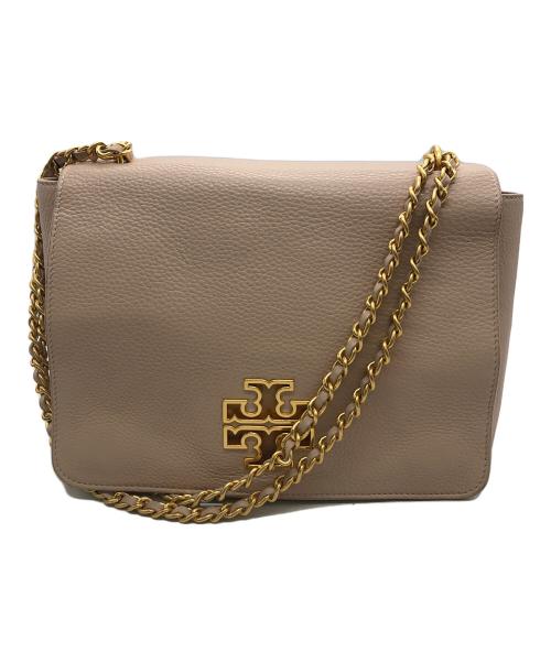 TORY BURCH（トリーバーチ）TORY BURCH (トリーバーチ) 2Wayチェーンショルダーバッグ グレー ベージュの古着・服飾アイテム