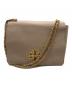 TORY BURCH（トリーバーチ）の古着「2Wayチェーンショルダーバッグ グレー」｜ベージュ