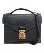 LOUIS VUITTONルイ ヴィトン）の古着「エピ　セカンドバッグ」｜ブラック