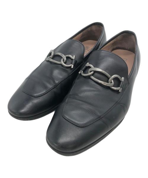 Salvatore Ferragamo（サルヴァトーレ フェラガモ）Salvatore Ferragamo (サルヴァトーレ フェラガモ) ビットローファー ブラック サイズ:7の古着・服飾アイテム