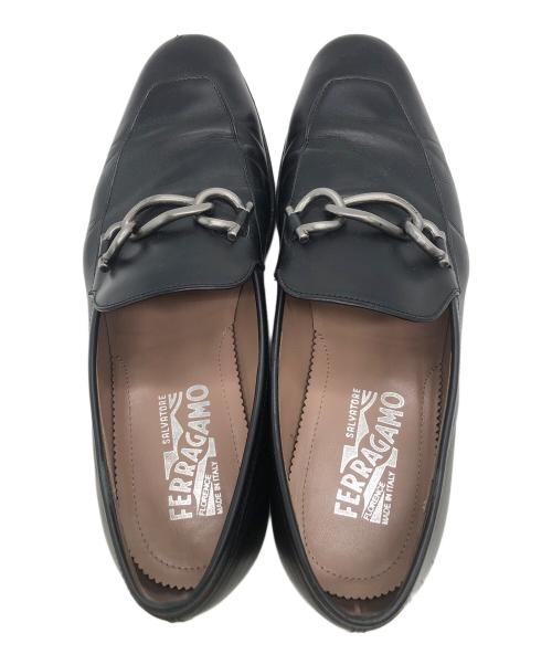 Salvatore Ferragamo（サルヴァトーレ フェラガモ）Salvatore Ferragamo (サルヴァトーレ フェラガモ) ビットローファー ブラック サイズ:7の古着・服飾アイテム