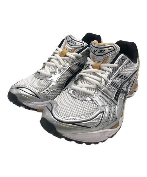 asics（アシックス）asics (アシックス) GEL-KAYANO 14 ホワイト×ゴールド サイズ:27cmの古着・服飾アイテム