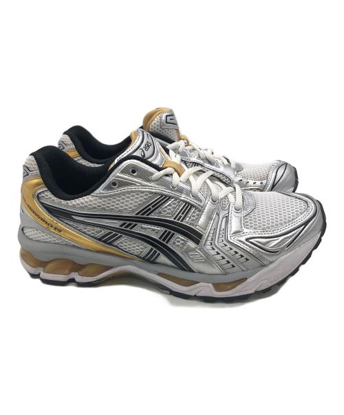 asics（アシックス）asics (アシックス) GEL-KAYANO 14 ホワイト×ゴールド サイズ:27cmの古着・服飾アイテム