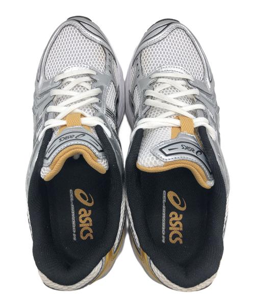 asics（アシックス）asics (アシックス) GEL-KAYANO 14 ホワイト×ゴールド サイズ:27cmの古着・服飾アイテム