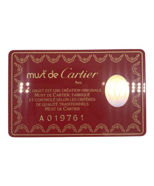 Cartier（カルティエ）Cartier (カルティエ) マスト　札入れ ボルドーの古着・服飾アイテム
