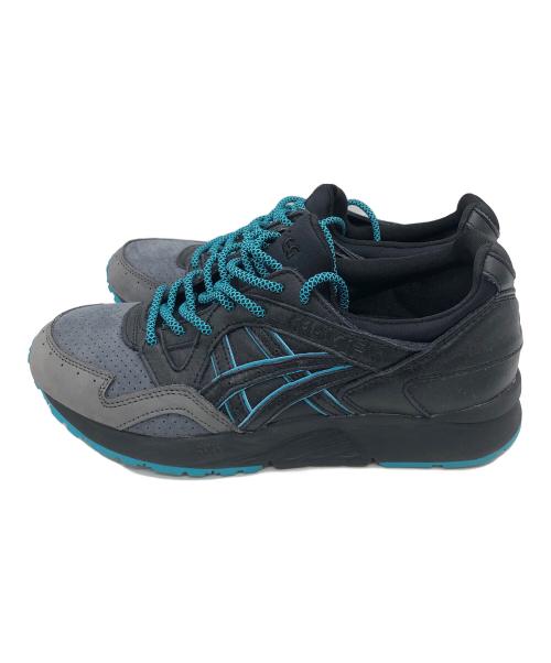 asics（アシックス）asics (アシックス) KITH 10TH (キス) Gel-Lyte 5 ブラック×ブルー サイズ: 27.5cmの古着・服飾アイテム