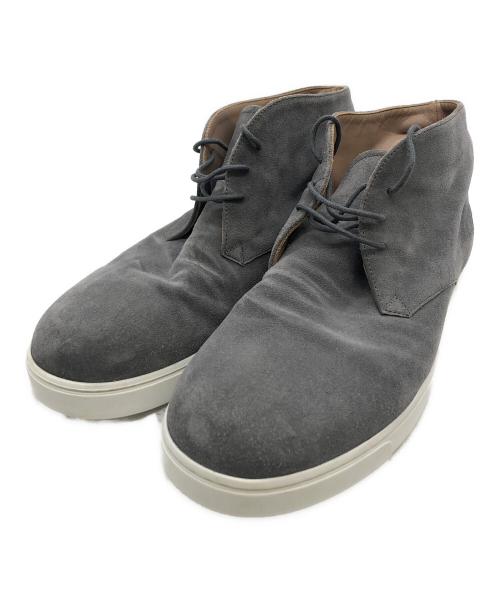 Gianvito Rossi（ジャンヴィト ロッシ）Gianvito Rossi (ジャンヴィト・ロッシ) スウェードシューズ グレー サイズ:27cmの古着・服飾アイテム