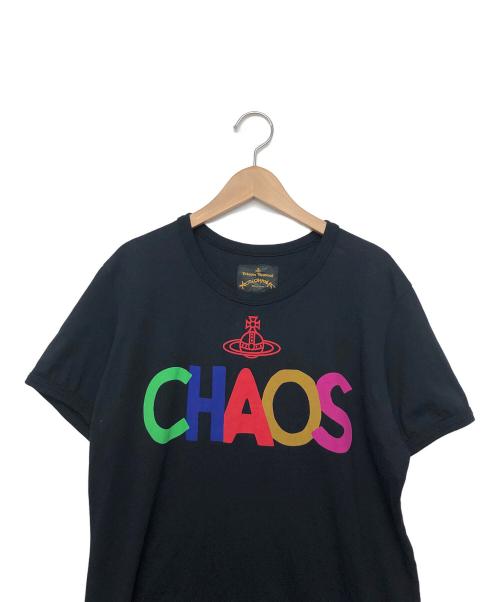 Vivienne Westwood ANGLOMANIA（ヴィヴィアンウエストウッドアングロマニア）VIVIENNE WESTWOOD ANGLOMANIA (ヴィヴィアンウエストウッドアングロマニア) 半袖カットソー ブラック サイズ:Mの古着・服飾アイテム