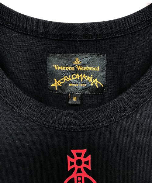 Vivienne Westwood ANGLOMANIA（ヴィヴィアンウエストウッドアングロマニア）VIVIENNE WESTWOOD ANGLOMANIA (ヴィヴィアンウエストウッドアングロマニア) 半袖カットソー ブラック サイズ:Mの古着・服飾アイテム
