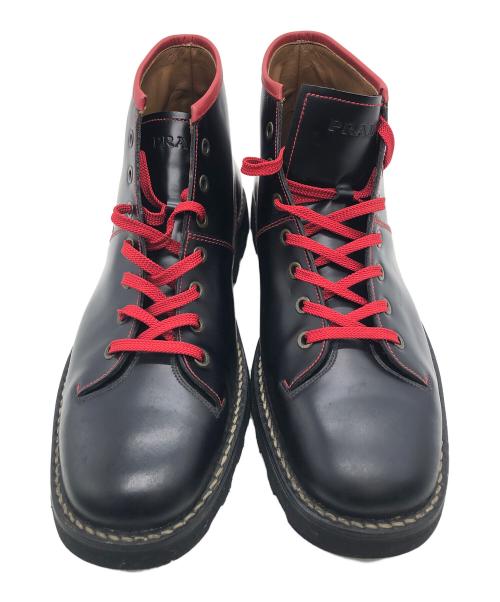 PRADA（プラダ）PRADA (プラダ) ブーツ ブラック サイズ:27cmの古着・服飾アイテム